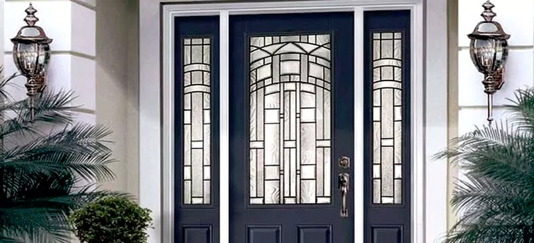 Stained Glass Door Panels in Palm Beach Gardens, FL
