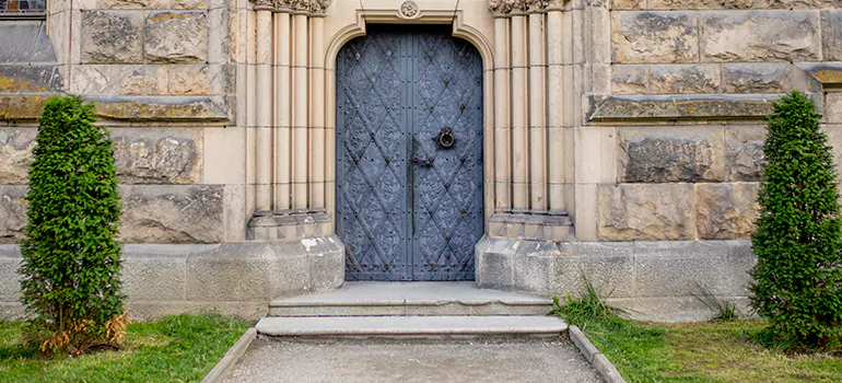 Traditional Double Front Doors in Palm Beach Gardens, FL