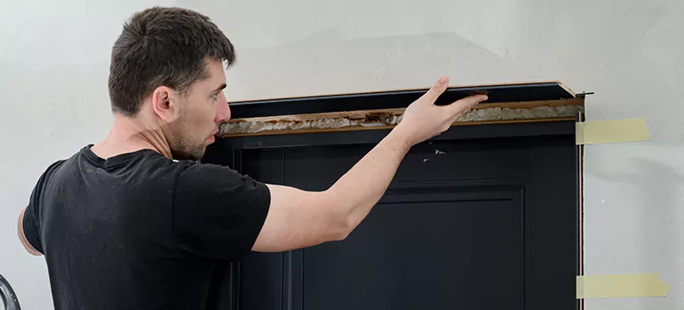 Wood Door Hole Repair in Palm Beach Gardens, FL