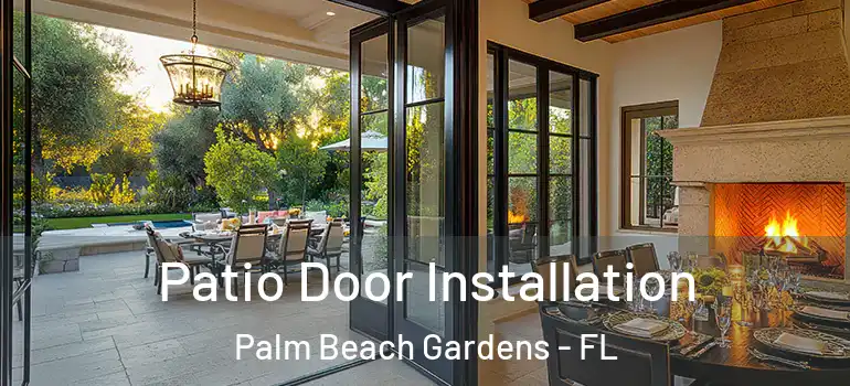  Patio Door Installation Palm Beach Gardens - FL