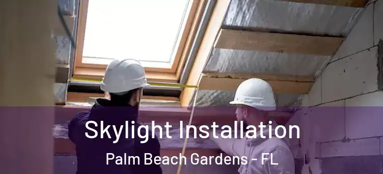  Skylight Installation Palm Beach Gardens - FL